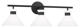 Belcarra 3 Light Bath, Midnight Black