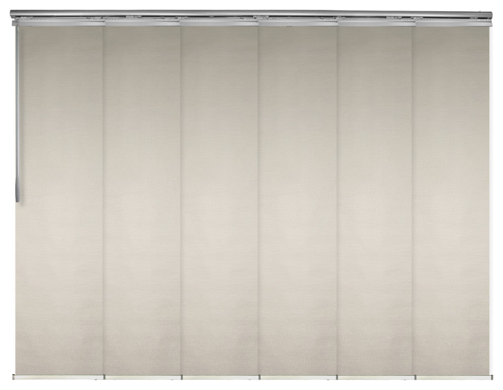 Stella 6-Panel Track Extendable Vertical Blinds 98-130"W
