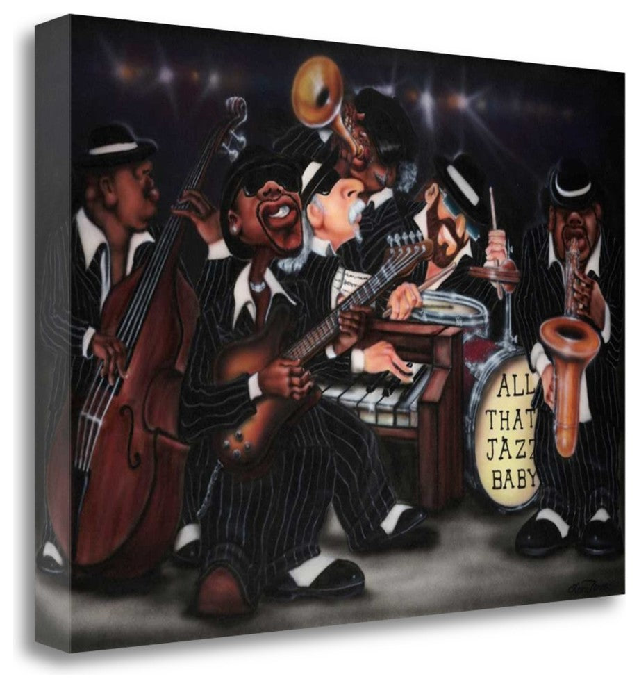 "All That Jazz - Baby" By Leonard Jones, Giclee Print on Gallery Wrap Canvas