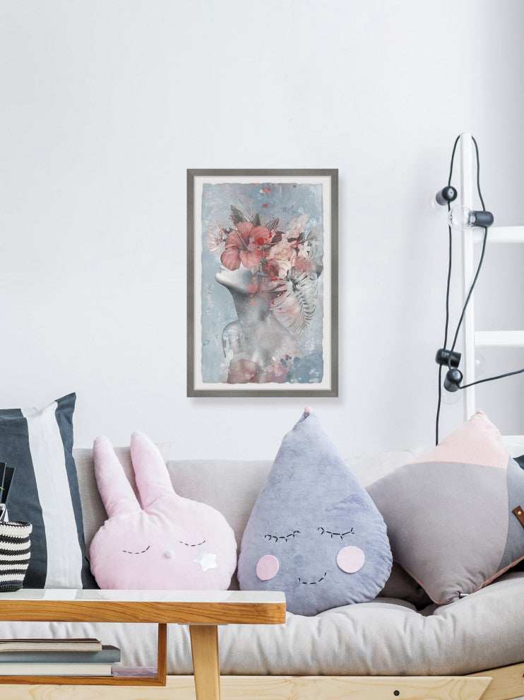 "Beauty Never Fades" Framed Painting Print, 24x36