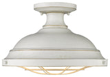 Bartlett Semi-Flush, French White