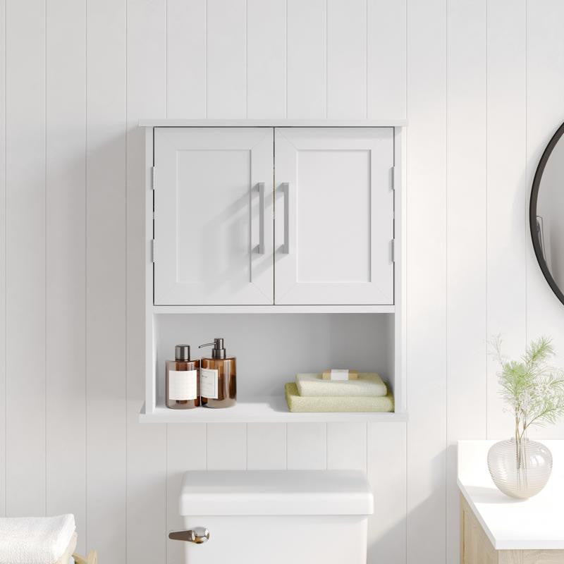 Vega Wall Mounted Bathroom Medicine Cabinet, White