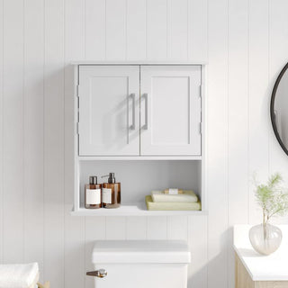 Vega Wall Mounted Bathroom Medicine Cabinet, White