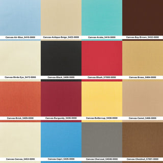 Teak Outdoor 4 Sofa Chair, Round Coffee Table With Bay Brown Sunbrella Cushion