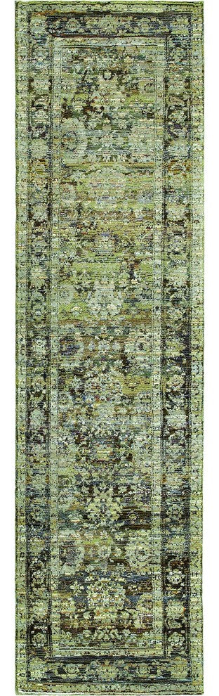 Oriental Weavers Andorra Green/ Brown Oriental Indoor Area Rug 7'10"X10'10"