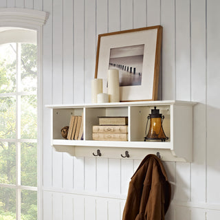 Brennan Entryway Storage Shelf, White