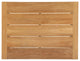 Sectional Sofa Chair Table Set, White Natural, Teak Wood, Modern, Outdoor Patio