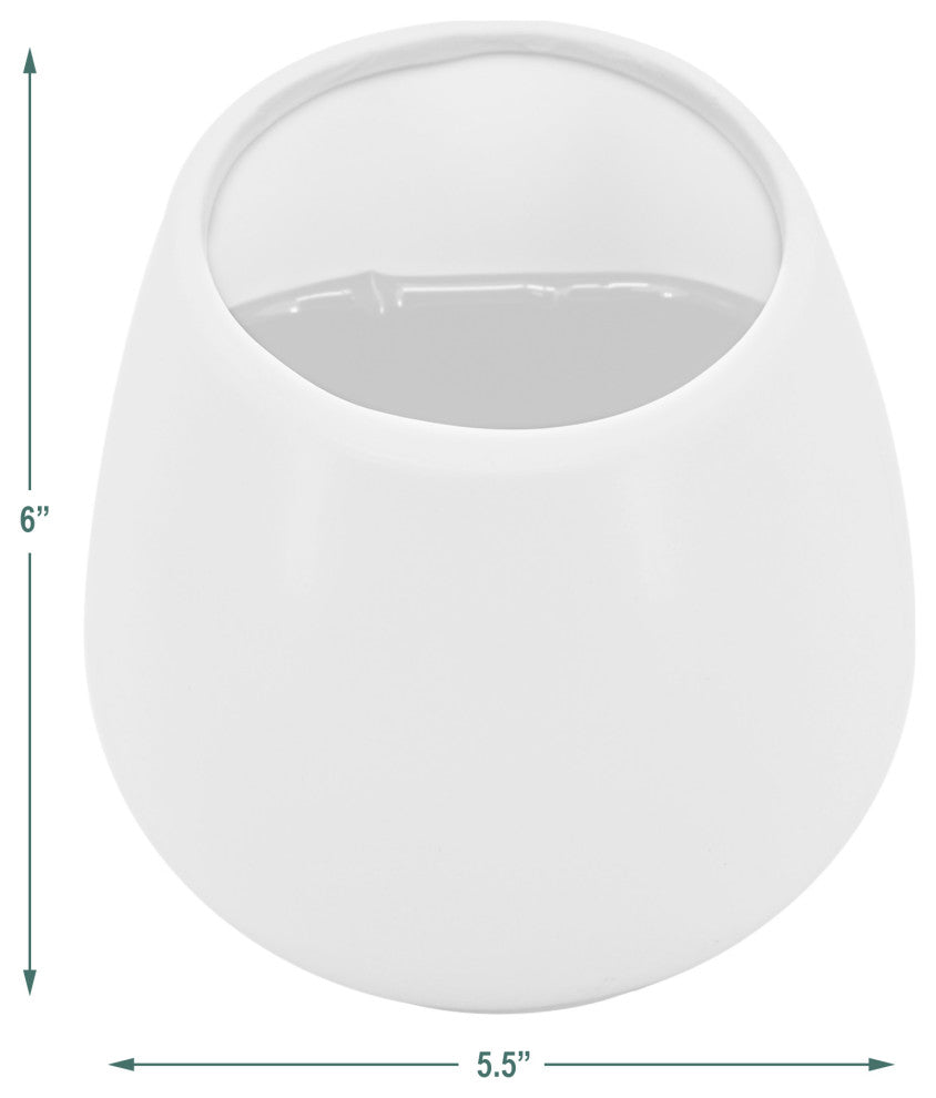 Large Round Wall Planter, Sky