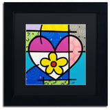 Roberto Rafael 'Big Heart II' Matted Framed Art