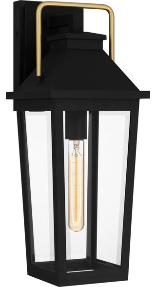 Quoizel BUK8407MBK 1-Light Outdoor Wall Mount, Buckley