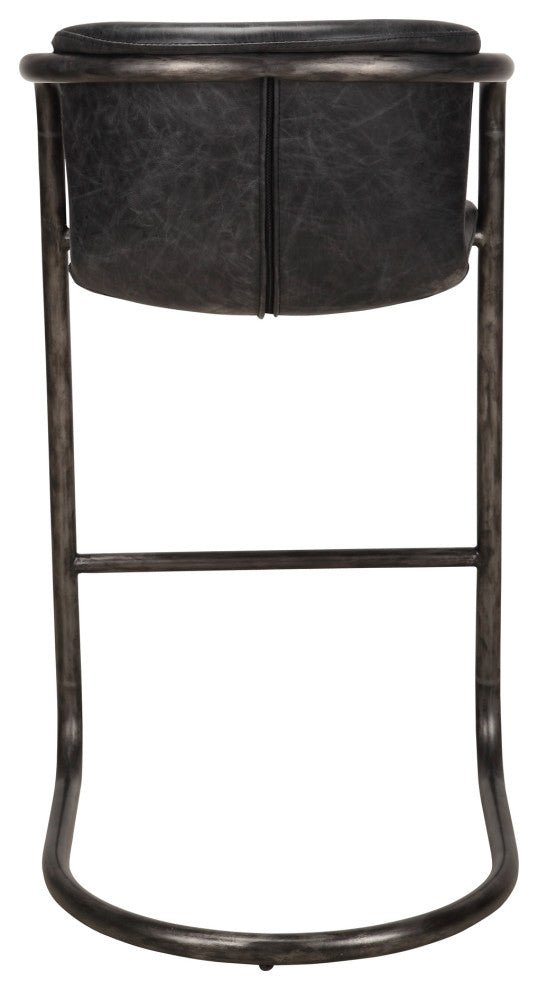 Industrial Freeman Barstool Antique Black - M2 - Black