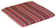 Poly Bistro Chair Seat Cushion, Red Stripe