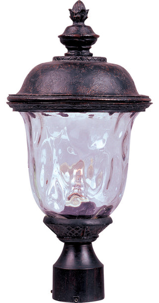 Maxim 40426WG Carriage House 20" 1 Light Vivex Post Light - Oriental Bronze