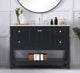 Matilda 48" Single Bathroom Vanity Set, Black