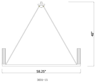 Zlite 3031-15RB 15-Light Chandelier, Clear