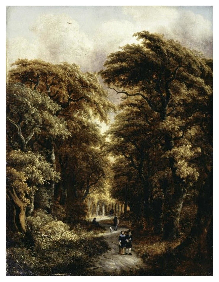 "In The Forest" Digital Paper Print by Gillis Rombouts, 19"x24"