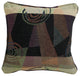 18" Double-Corded Jacquard Chenille Square Throw Pillow, Dark Side of The Moon