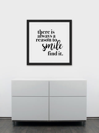 "Reason to Smile" Framed Painting Print