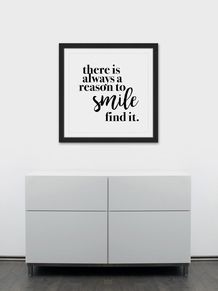 "Reason to Smile" Framed Painting Print