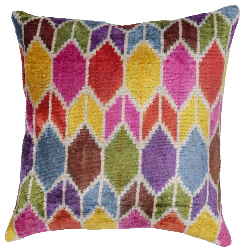 Canvello Luxury Multi Color Pillow Down Filled 16x16 in