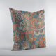 Plutus Multi-Color Unique Damask Luxury Throw Pillow, 20"x30"
