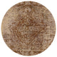 Ahgly Company Indoor Round Mid-Century Modern Area Rugs, 3' Round