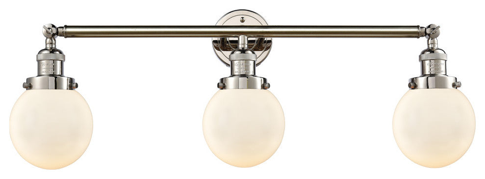 Innovations Lighting 205-Pn-S-G201-6 3 Light Bathroom Fixture