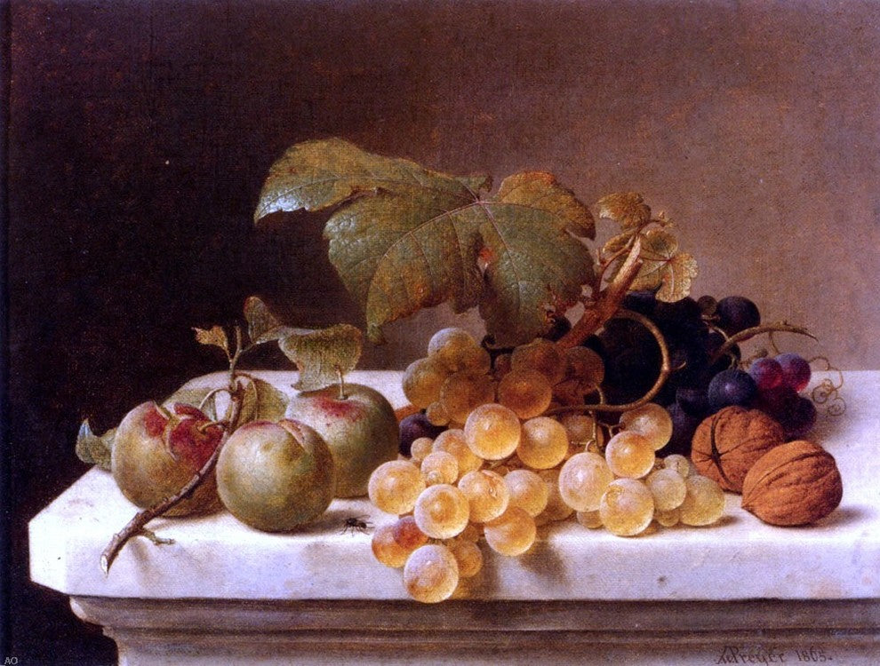 Johann Wilhelm Preyer Still Life Wall Decal