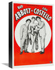 "Abbott & Costello - Stock Poster" Canvas by Hollywood Photo Archive, 11x16"