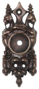 Griffin Back Plates, Dark Brass