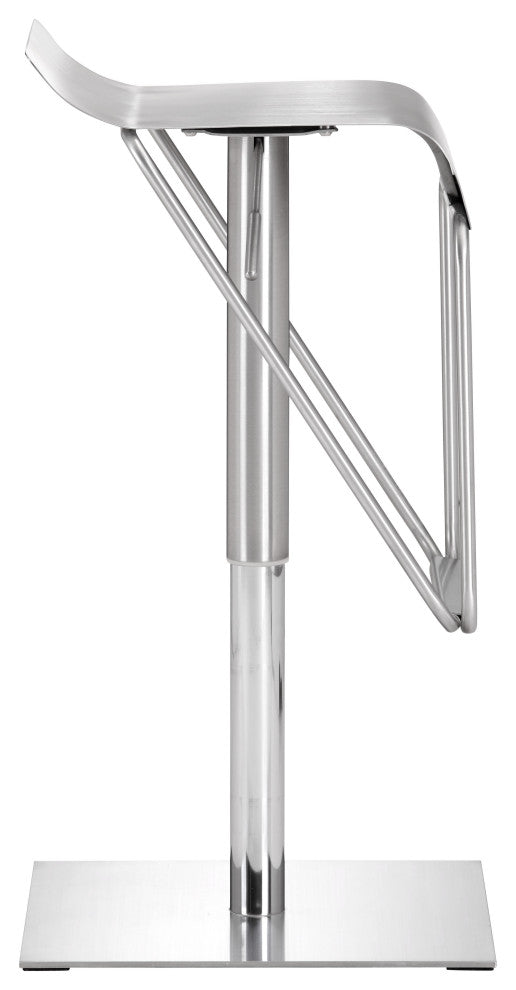 Dazzer Barstool Brushed Stainless Steel