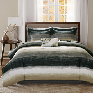 Madison Park Microfiber Printed 7-Piece Comforter Set, King