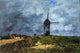 Eugene-Louis Boudin Cayeux Windmill in the Countryside Morning Wall Decal
