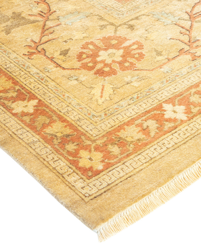 Mogul, One-of-a-Kind Hand-Knotted Area Rug Yellow, 9'1"x12'1"