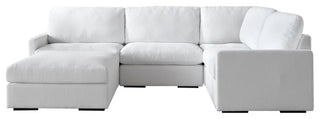 Uttermost Refuge Arctic White Corner Sofa