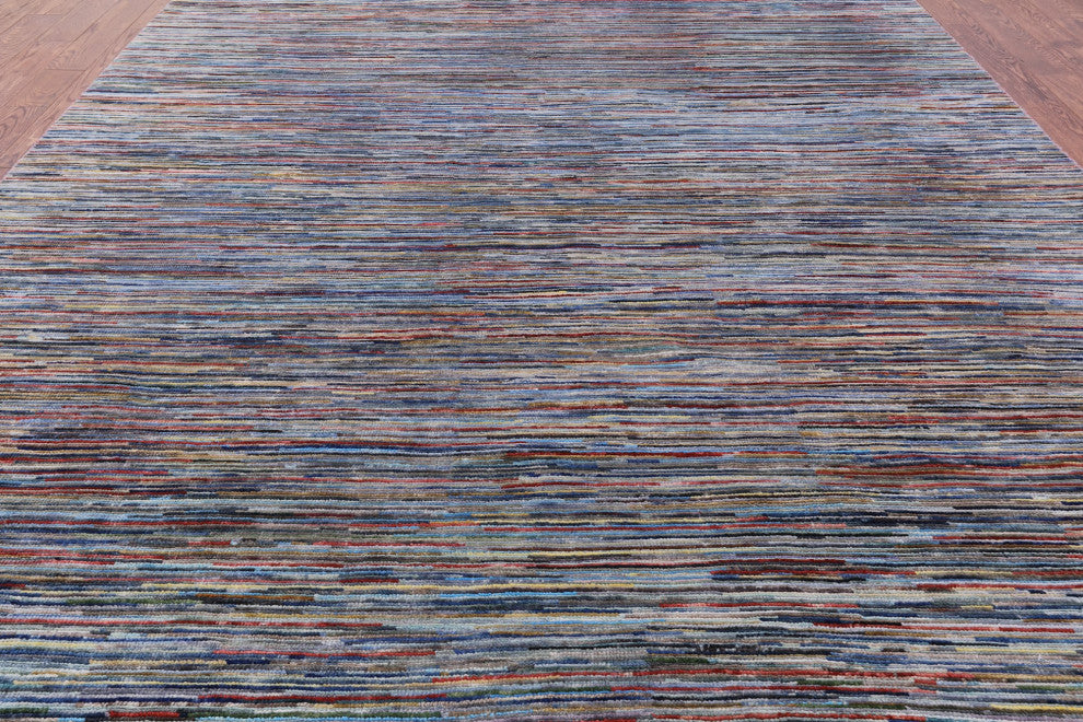 9' 0" X 11' 9" Persian Gabbeh Hand Knotted Rug Q6930