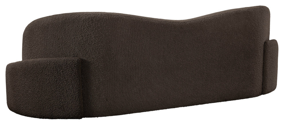 Principessa Boucle Fabric Chair, Brown, Sofa