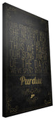 PUR Boilermakers Song Canvas Print, 16"x24"
