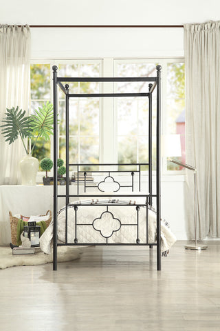 Grayton Canopy Metal Platform Bed, Twin