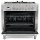 2-Piece Kitchen, 36" 240V Dual Fuel Range and 36" Wall Mount Range Hood