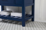 Home Living 22" Farmhouse Blue-Light Bathroom Vanity