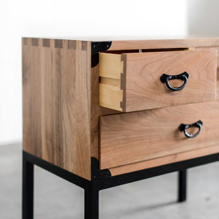 Kuma Side Table, Natural Walnut