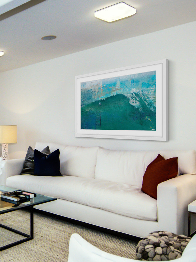 "See The Sea" Framed Painting Print, 18"x12"