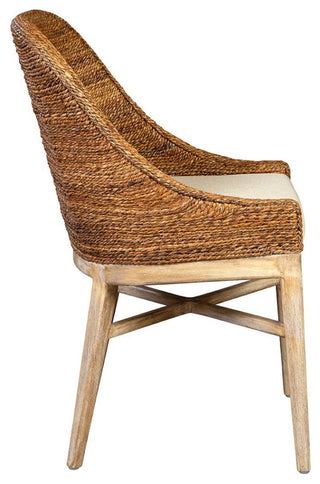 Lanai Oak Dining Chair, Brown
