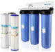 APEC 20" BB Whole House Iron, Sediment and Carbon Water Filter System