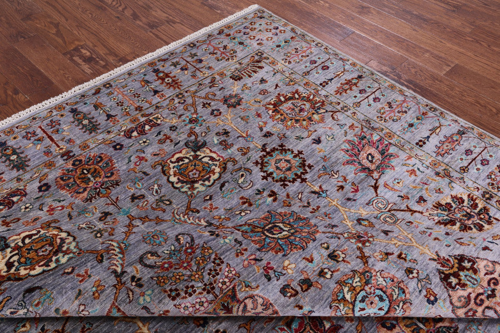 Persian Tabriz Handmade Wool Rug 8' 3" X 11' 3" - Q12911