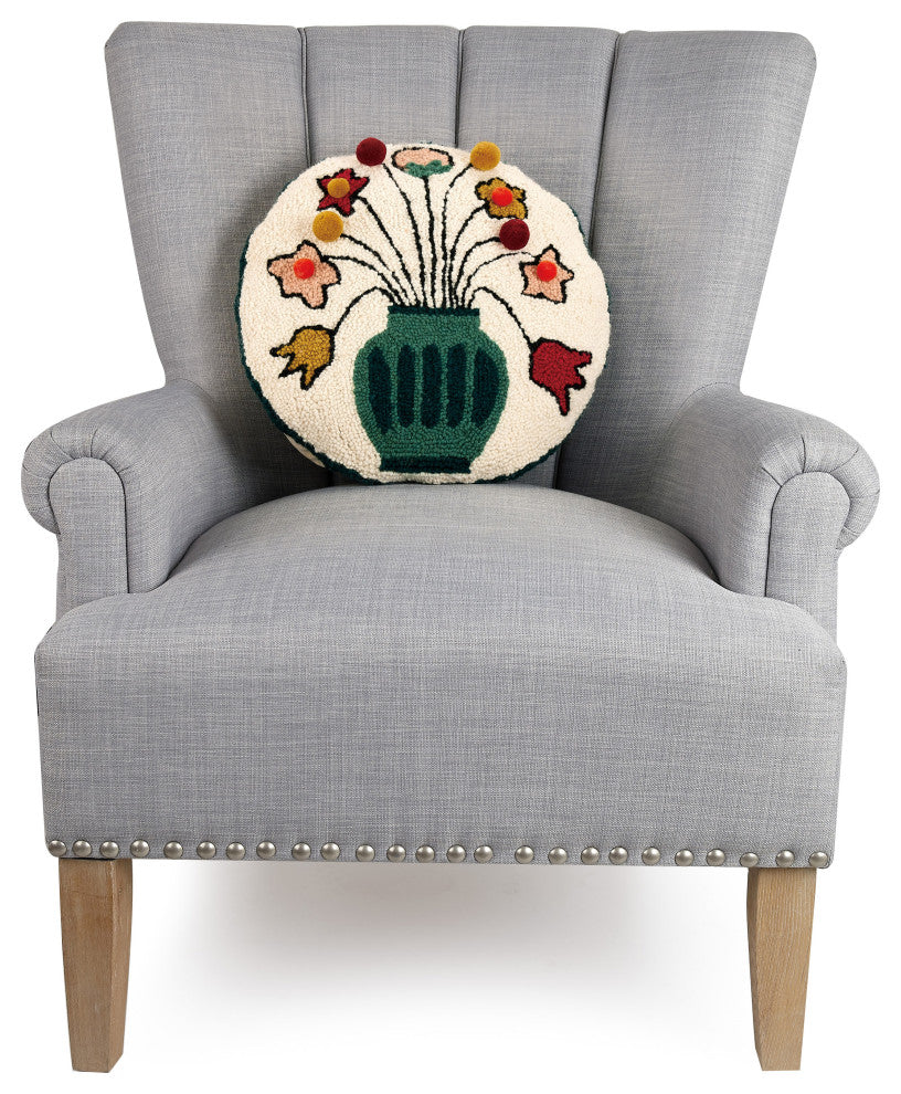 You Deserve Some Flowers W/Tassels Hook Pillow
