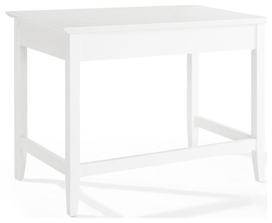 Campbell Writing Desk, White Finish