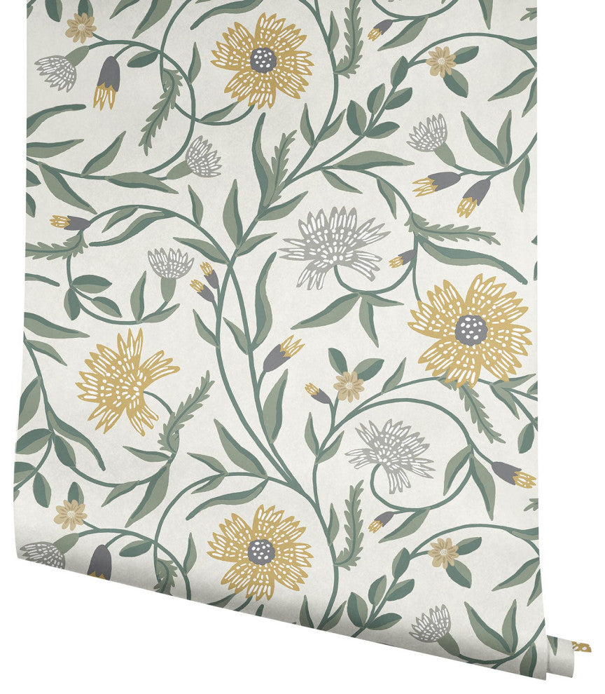 Aster Gold Wallpaper