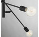 6-Light Chandelier, Matte Black